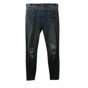 Seven for All Mankind 'The Ankle Skinny' Skinny Denim Jeans in a Dark Wash (28W)